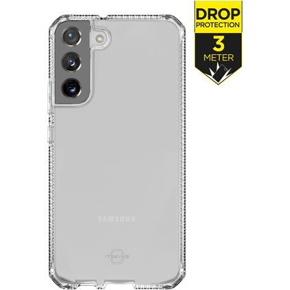 ITSkins SpectrumClear Samsung Galaxy S22 Plus Hülle Flexibles TPU Backcover Stoßfest - Schwarz