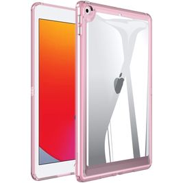 Mobigear Crystal iPad 7 (2019) Hardcase Hülle Backcover - Transparent / Pink