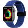 Mobigear Braided Mag Nylon Apple Watch Armband Magnetverschluss - 49/46/45/44 mm - Blau