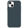 Valenta Snap Luxe iPhone 13 Hülle Echtes Leder Backcover - Blau