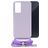 Mobilize Lanyard Gelly Samsung Galaxy A35 Flexibles TPU Handykette - Pastel Purple