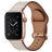 Mobigear Venezia Leder Apple Watch Armband Dornschließe - 49/46/45/44 mm - Beige