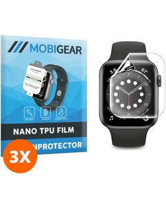 Mobigear Apple Watch - 40 mm Displayschutz Schutzfolie - Hüllenfreundlich (3er Pack)
