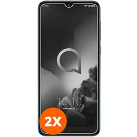 Mobigear Alcatel 3 Panzerglas Gehärtetes Glas Displayschutz - Hüllenfreundlich (2er Pack)