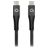 Mobilize Strong Nylon USB-C auf USB-C Kabel 2 Meter - Schwarz