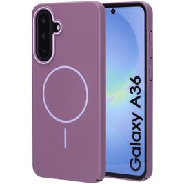 Mobiparts Slim Line Samsung Galaxy A36 MagSafe Hülle Hardcase Backcover - Imperial Purple