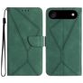 Mobigear Stitch iPhone Air Hülle Klapphülle Geldbörse - Grün
