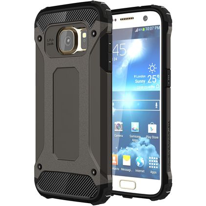 Mobigear Outdoor Samsung Galaxy S7 Hülle Hardcase Backcover Stoßfest - Schwarz