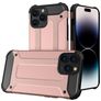 Mobigear Outdoor iPhone 14 Pro Max Hülle Hardcase Backcover Stoßfest - Roségold