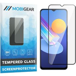 Mobigear Premium Vivo Y52 Panzerglas Gehärtetes Glas Displayschutz - Hüllenfreundlich - Schwarz