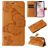 Mobigear Butterfly iPhone 17e Hülle Klapphülle Geldbörse - Cognac