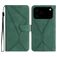 Mobigear Stitch iPhone 17 Pro Max Hülle Klapphülle Geldbörse - Grün