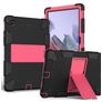 Mobigear ShieldStand Samsung Galaxy Tab A8 10.5 (2021) Hülle Kunststoff,Silikon Backcover + Ständer - Schwarz / Rot
