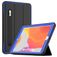 Mobigear Tri-Fold Folio iPad 8 (2020) Hülle Klapphülle + Stifthalter - Schwarz / Blau