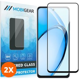 Mobigear Premium OPPO A60 Panzerglas Gehärtetes Glas Displayschutz - Hüllenfreundlich (2er Pack)