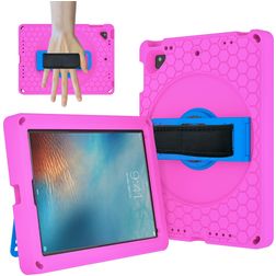 Mobigear Ruggedized iPad Air 1 (2013) Hülle EVA Schaum Backcover + Ständer - Pink