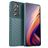 Mobigear Groove Motorola Edge 30 Pro Hülle Flexibles TPU Backcover - Grün