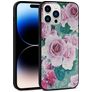 Mobigear Flowers iPhone 14 Pro Hülle Hardcase Backcover - Model 1