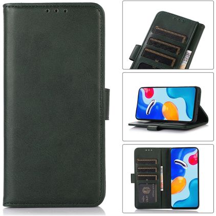 Mobigear Wallet Realme 9 Pro Hülle Klapphülle Geldbörse - Grün