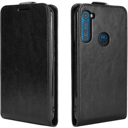 Mobigear Motorola One Fusion Plus Flipcase - Schwarz