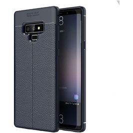 Mobigear Luxury Samsung Galaxy Note 9 Hülle Flexibles TPU Backcover - Marineblau Mobigear Luxury Samsung Galaxy Note 9 Hülle Flexibles TPU Backcover - Marineblau