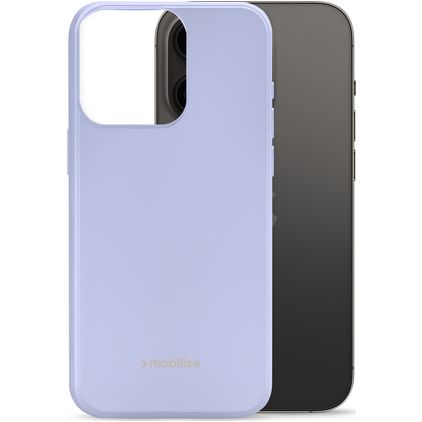 Mobilize Rubber Gelly iPhone 14 Pro TPU (flexibel) Backcover - Pastel Purple