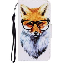 Mobigear Design Xiaomi Redmi 9C Hülle Klapphülle Geldbörse - Fuchs