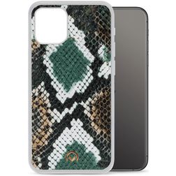 Mobilize Magnet Gelly iPhone 12 Mini Hülle Flexibles TPU Backcover Stoßfest - Green Snake