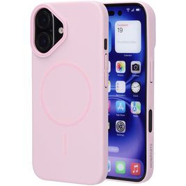 Mobiparts Slim Line iPhone 16 MagSafe Hülle Hardcase Backcover - Blush Pink