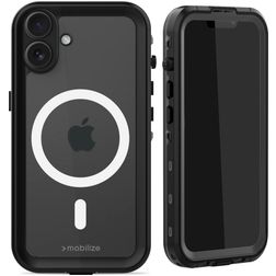 Mobilize Waterproof iPhone 16 Plus Wasserdicht MagSafe Hülle Hardcase Backcover - Schwarz