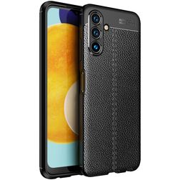 Mobigear Luxury Samsung Galaxy A13 5G Hülle Flexibles TPU Backcover - Schwarz