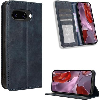 Mobigear Sensation Google Pixel 9a Hülle Klapphülle Geldbörse - Blau