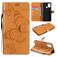 Mobigear Butterfly OPPO A53s Klapphülle Portemonnaie - Cognac