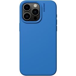 Nudient Base iPhone 15 Pro Max Silikon Hülle Backcover - Vibrant Blue