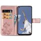 Mobigear Flowers Wallet Case Rose Gold Oppo A52 / A72
