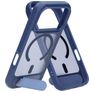 Mobiparts Hardcover iPhone 18 Pro MagSafe Hülle Hardcase Backcover mit Ständer - Satin Blue