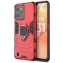 Mobigear Armor Ring Realme C31 Hülle Hardcase Backcover Stoßfest mit Ringhalter - Rot