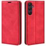Mobigear Retro Slim Samsung Galaxy A26 Klapphülle Portemonnaie - Rot