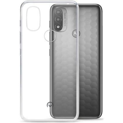 Mobilize Gelly Durchsichtig Motorola Moto E20 Hülle Flexibles TPU Backcover - Transparent