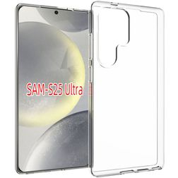 Mobigear Basics Durchsichtig Samsung Galaxy S25 Ultra Hülle Flexibles TPU Backcover - Transparent