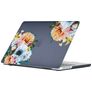 Mobigear Design MacBook Air 15 Zoll (2023-2026) Hardcase Hülle MacBook Case - Flowers Black - Model A2941 / A3114 / A3241 / A3448
