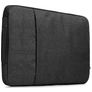 Mobigear Denim Zipper Laptop Sleeve (max 23 cm x 31 cm) Laptop Hülle - Schwarz