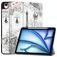 Mobigear Tri-Fold iPad Air 13 Zoll (2025) Hülle Klapphülle + Stifthalter - Eiffel Tower