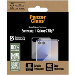 PanzerGlass Ultra Wide Fit Samsung Galaxy Z Flip 7 Gehärtetes Glas Displayschutz - Hüllenfreundlich