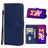 Mobigear Wallet Samsung Galaxy M32 5G Hülle Klapphülle Geldbörse - Blau