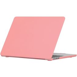 Mobigear Cream Matte MacBook Air 13 Zoll (2022-2026) Hardcase Hülle MacBook Case - Pink - Model A2681 / A3113 / A3240 / A3449