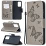 Mobigear Butterfly Samsung Galaxy A52s 5G Hülle Klapphülle Geldbörse - Grau