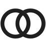 Mobilize Magnet Ring Magsafe Ring für iPhone - Schwarz (2er Pack)