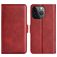 Mobigear Slim Magnet iPhone 15 Pro Hülle Klapphülle Geldbörse - Rot