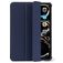 Decoded Textured Slim iPad Pro 11 Zoll (2024) Hülle Flexibles Silikon Klapphülle - Navy Peony